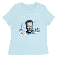 Baby Blue christopher walken Ladies Tee - artisFamous