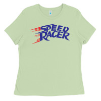 Matcha blue speed racer 80s   speed racer Ladies Tee - artisFamous