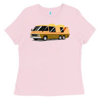Bubblegum Pink 1970s gmc motorhome gmc motorhome Ladies Tee - artisFamous