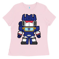 Bubblegum Pink soundwave transformers chibi Ladies Tee - artisFamous