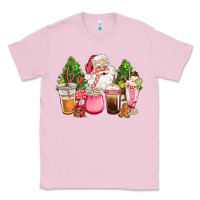 Bubblegum Pink pink christmas santa coffe cups Classic Tee - CowGirlArtShop
