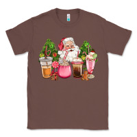 Chestnut pink christmas santa coffe cups Classic Tee - CowGirlArtShop