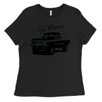 Black 1971 k5 blazer k5 blazer Ladies Tee - artisFamous