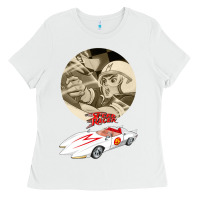 White go speed racer go go!!!   speed racer Ladies Tee - artisFamous