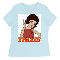Baby Blue go trixie go!   speed racer Ladies Tee - artisFamous