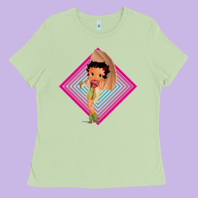 Betty Boop Ladies Tee Designed By Artisfamous