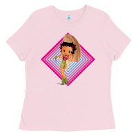 Bubblegum Pink betty boop Ladies Tee - artisFamous