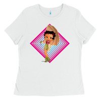 White betty boop Ladies Tee - artisFamous