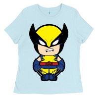 Baby Blue wolverine Ladies Tee - artisFamous