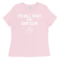 Bubblegum Pink all that and dim sum dumplings dim sum gift Ladies Tee - artisFamous