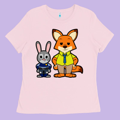 Zootopia Duo Chibi Ladies Tee Designed By Artisfamous