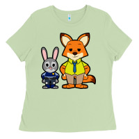 Matcha zootopia duo chibi Ladies Tee - artisFamous