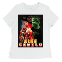 White canelo boxing Ladies Tee - artisFamous