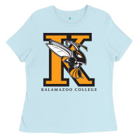Baby Blue kalamazoo college Ladies Tee - artisFamous