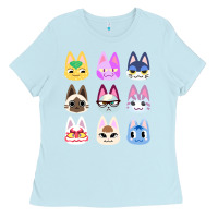 Baby Blue animal crossing cute cats animal crossing new horizons Ladies Tee - artisFamous