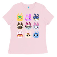 Bubblegum Pink animal crossing cute cats animal crossing new horizons Ladies Tee - artisFamous