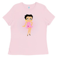 Bubblegum Pink betty boop Ladies Tee - artisFamous
