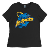 Black lakeland university muskies Ladies Tee - artisFamous