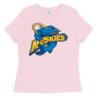 Bubblegum Pink lakeland university muskies Ladies Tee - artisFamous