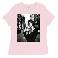 Bubblegum Pink linda evangelista fashion model Ladies Tee - artisFamous