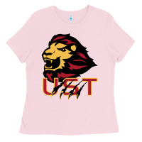 Bubblegum Pink university of saint thomas spirit Ladies Tee - artisFamous