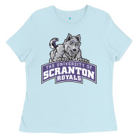 Baby Blue university of scranton Ladies Tee - artisFamous