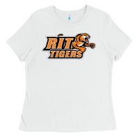 White rit athletics Ladies Tee - artisFamous