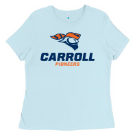 Baby Blue carroll university pioneers Ladies Tee - artisFamous