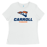 White carroll university pioneers Ladies Tee - artisFamous