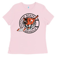 Bubblegum Pink buffalo state college Ladies Tee - artisFamous