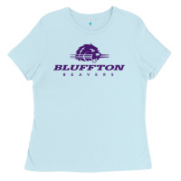 Baby Blue bluffton university Ladies Tee - artisFamous