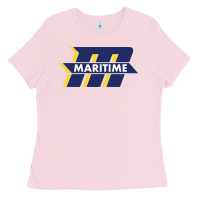 Bubblegum Pink massachusetts maritime academy Ladies Tee - artisFamous