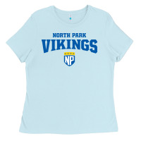 Baby Blue north park university Ladies Tee - artisFamous