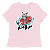 Bubblegum Pink albany river rats Ladies Tee - artisFamous