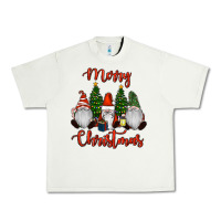 Pistachio Merry Christmas Gnomes Urban Heavy Tee - RanaPortraitStore