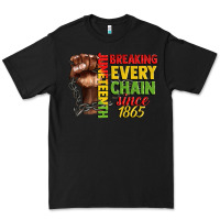 Black juneteenth breaking every chain since 1865 Premium Tee - CowGirlArtShop