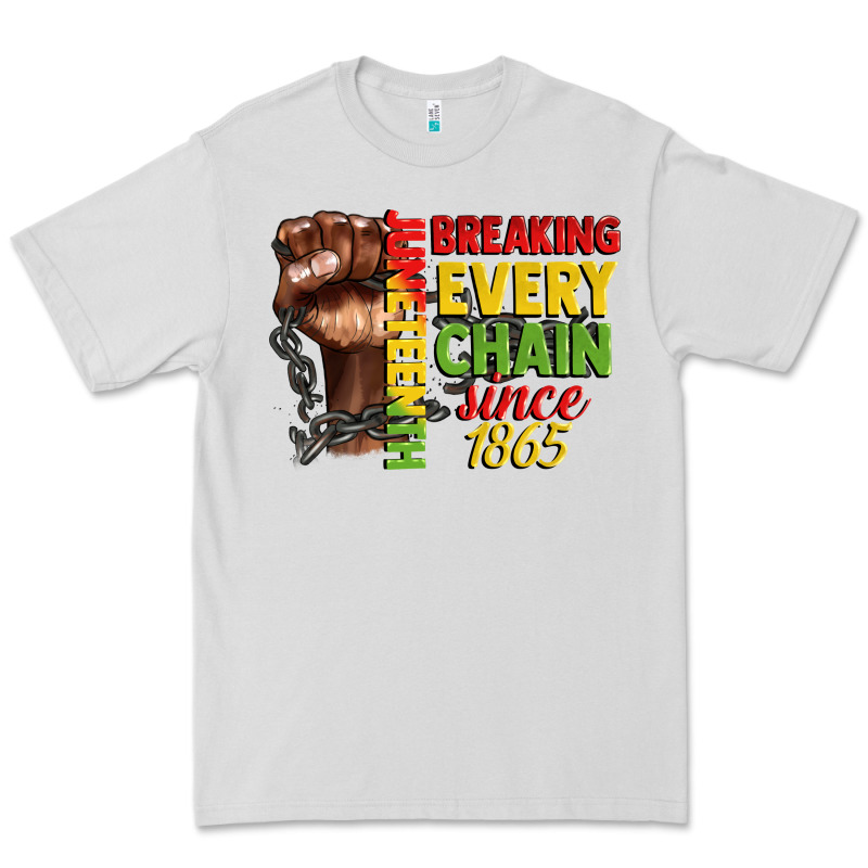 Juneteenth Breaking Every Chain Since 1865 Premium Tee by CowGirlArtShop | Teevron