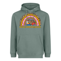Sage back to school rainbow hello kindergarten Heavyweight Hoodie - AdoDesignShop