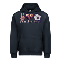 Navy peace love soccer Urban Hoodie - JahusDesignShop