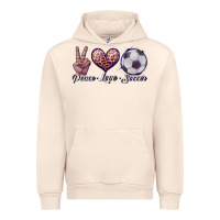 Sandshell peace love soccer Urban Hoodie - JahusDesignShop