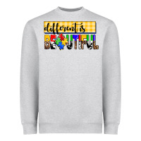 Heather Grey different is beautiful Heavyweight Sweatshirt - AdoDesignShop