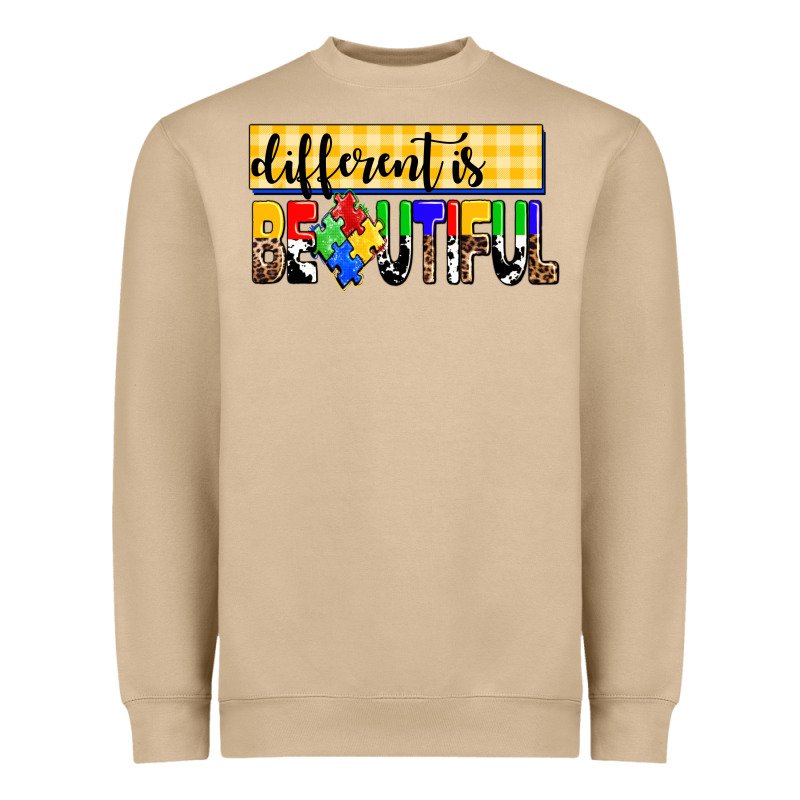 Different Is Beautiful Heavyweight Sweatshirt by AdoDesignShop | Teevron