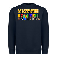 Navy different is beautiful Heavyweight Sweatshirt - AdoDesignShop