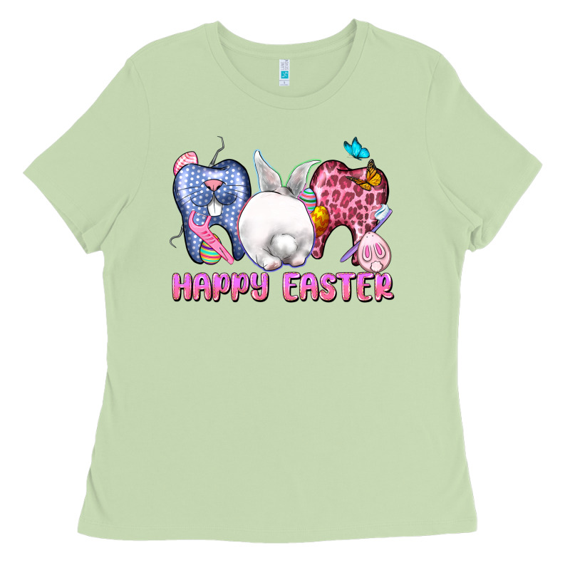 Happy Easter Dental Easter Day Ladies Tee by CowGirlArtShop | Teevron