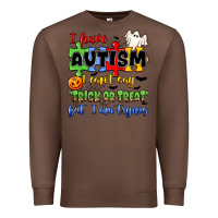 Chestnut i have autism i can't say trick or treat Premium Sweatshirt - JahusDesignShop