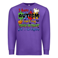 Purple i have autism i can't say trick or treat Premium Sweatshirt - JahusDesignShop
