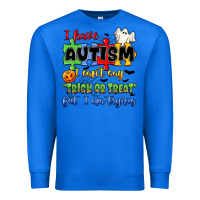 True Royal i have autism i can't say trick or treat Premium Sweatshirt - JahusDesignShop
