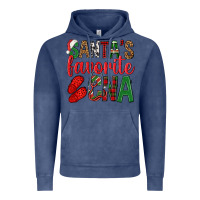 Vintage Denim Santa's Favorite Cna Vintage Hoodie - BundleAndBundleShop
