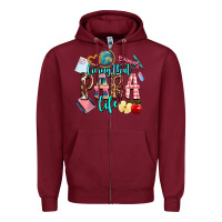 Burgundy living that  para  life Zipper Hoodie - AdoDesignShop