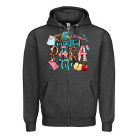 Charcoal Heather living that  para  life Zipper Hoodie - AdoDesignShop